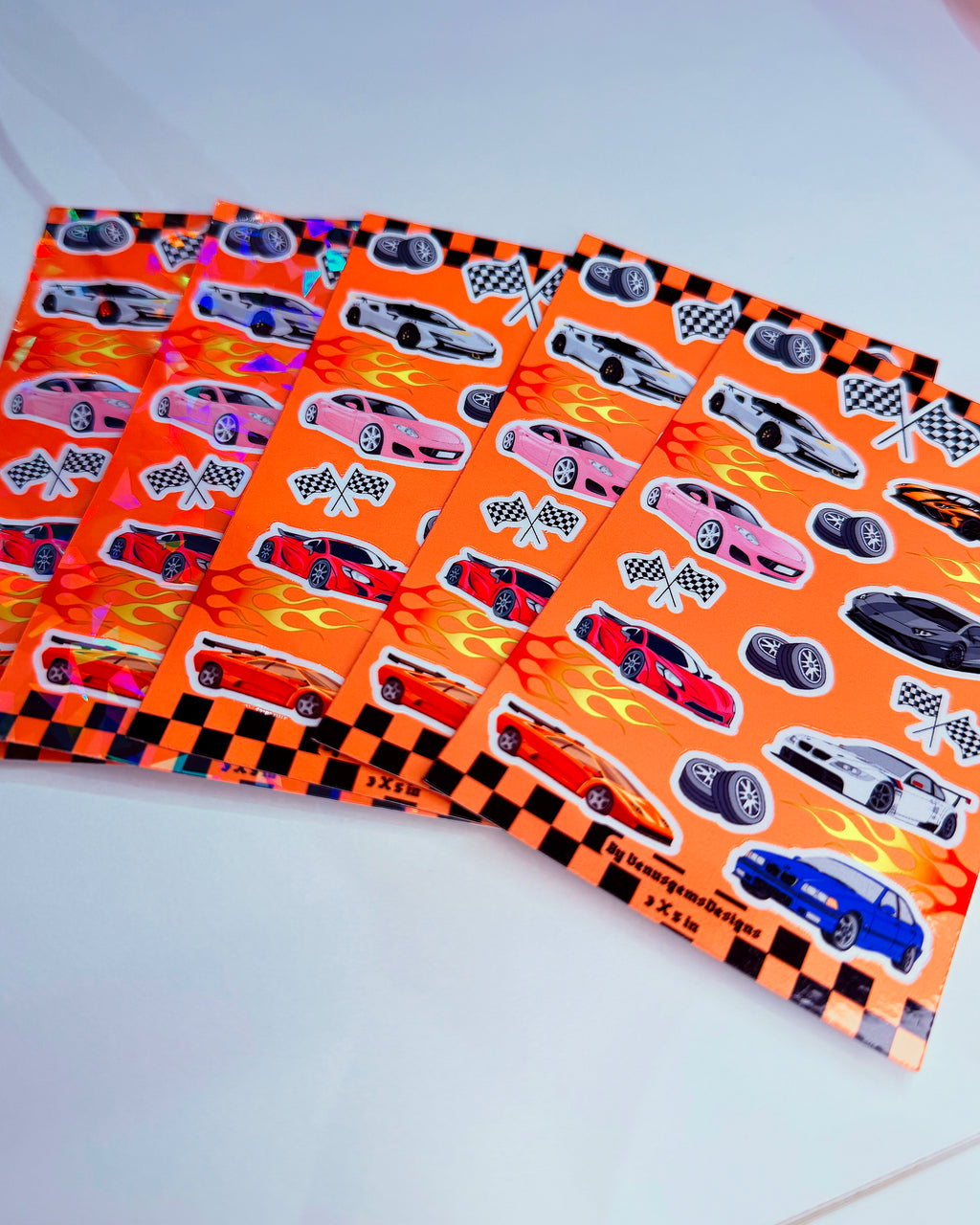Tokyo Drifting ♡ Glossy or Holo Sticker Sheet - 3x5in