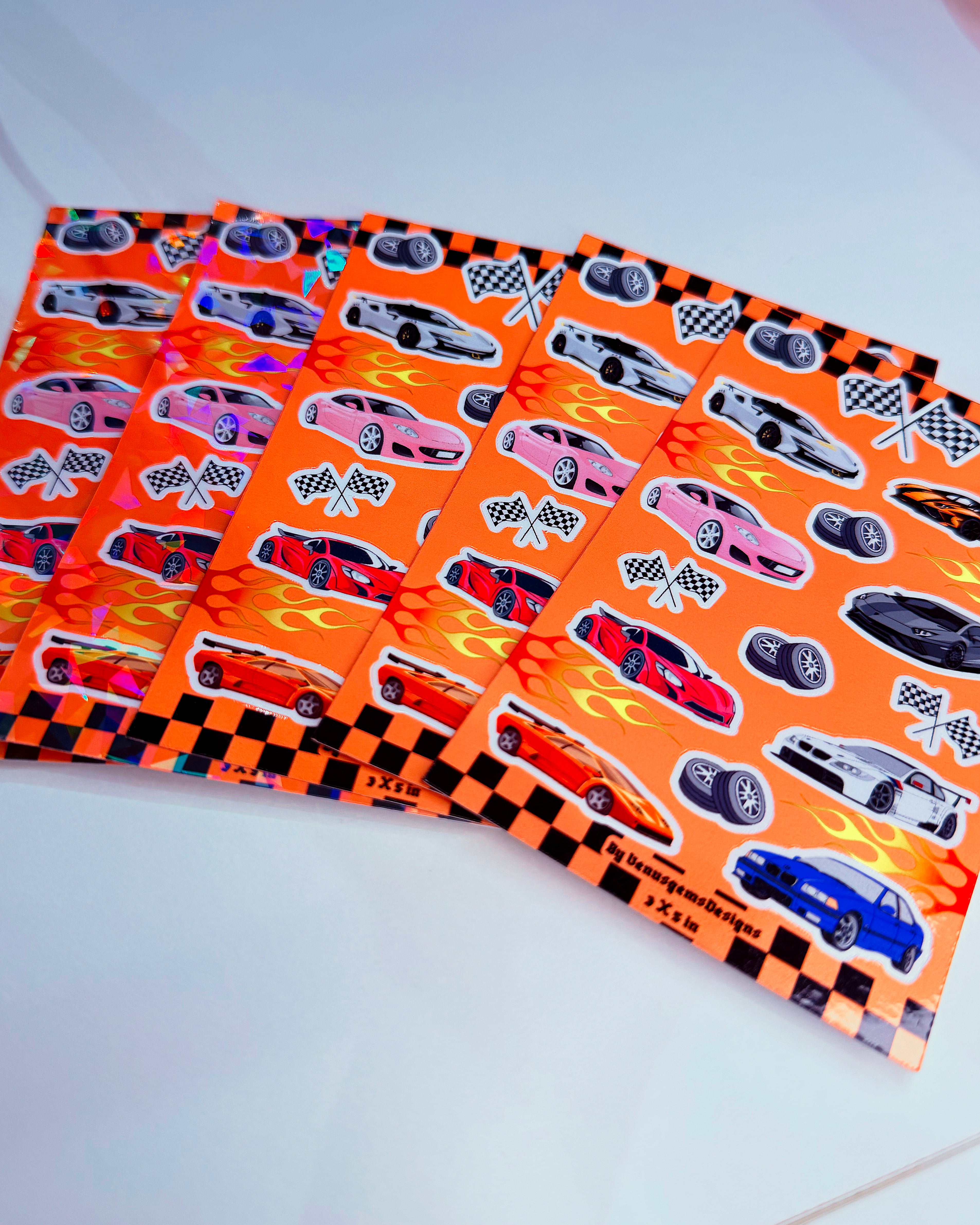 Tokyo Drifting ♡ Glossy or Holo Sticker Sheet - 3x5in