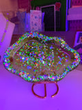 Cosmic Meltdown ✧ Glow-in-the-Dark Resin Trinket Tray