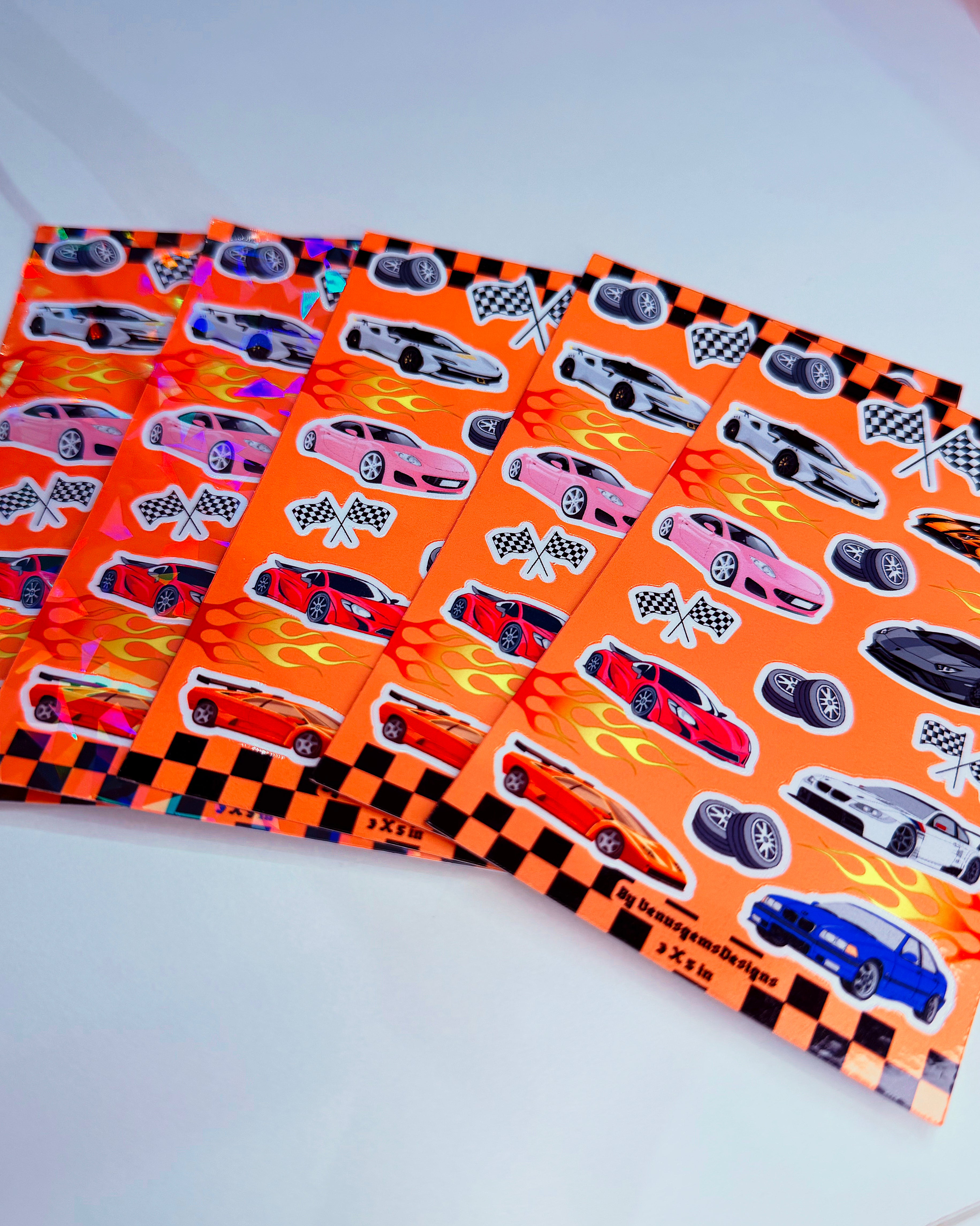 Tokyo Drifting ♡ Glossy or Holo Sticker Sheet - 3x5in