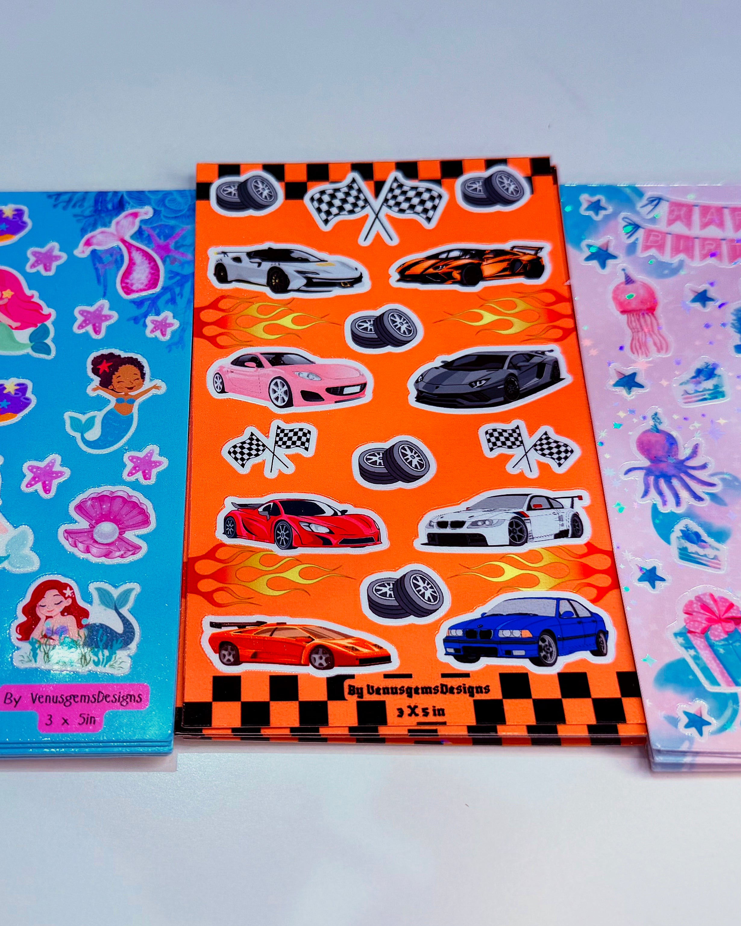 Tokyo Drifting ♡ Glossy or Holo Sticker Sheet - 3x5in