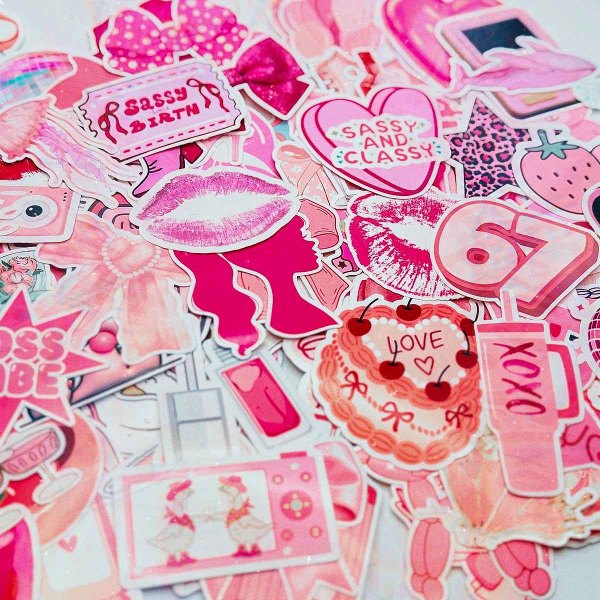 Pink Coquette ♡ Sticker Packs - Random 2x2in