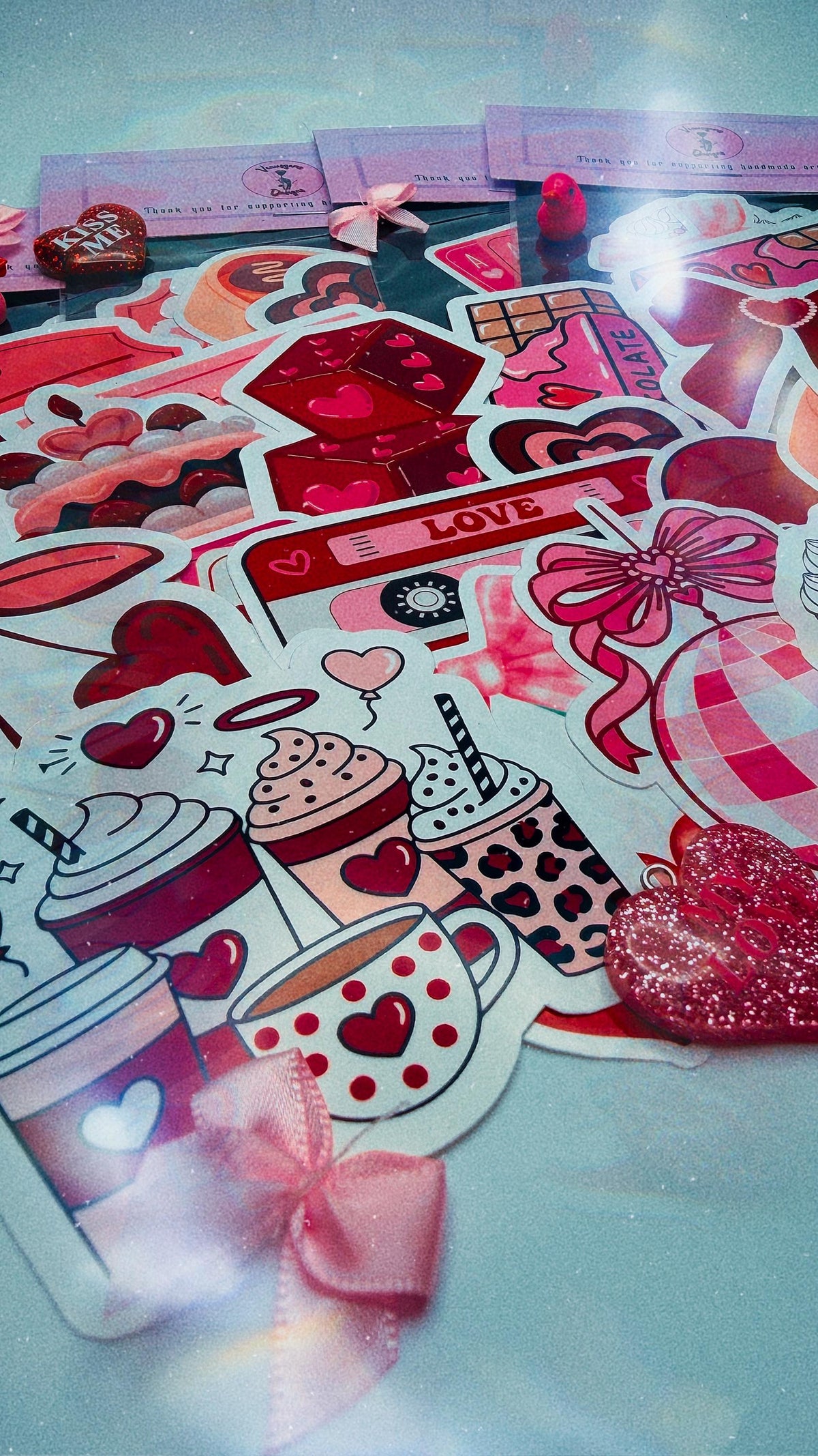 Valentine's Day ♡ 15 Stickers Pack - 3x3in