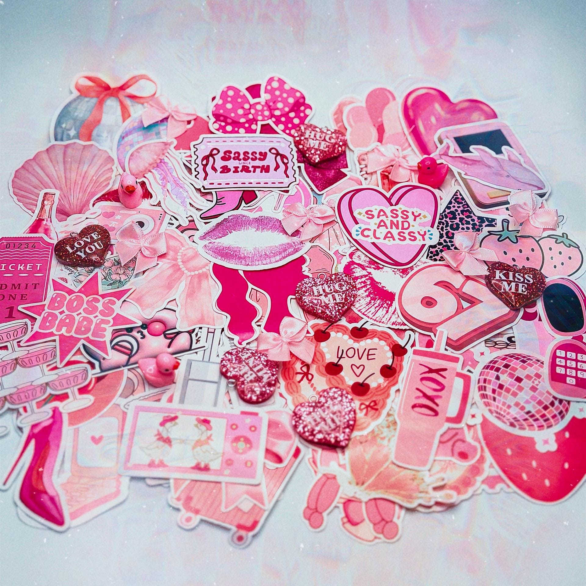 Pink Coquette ♡ Sticker Packs - Random 2x2in