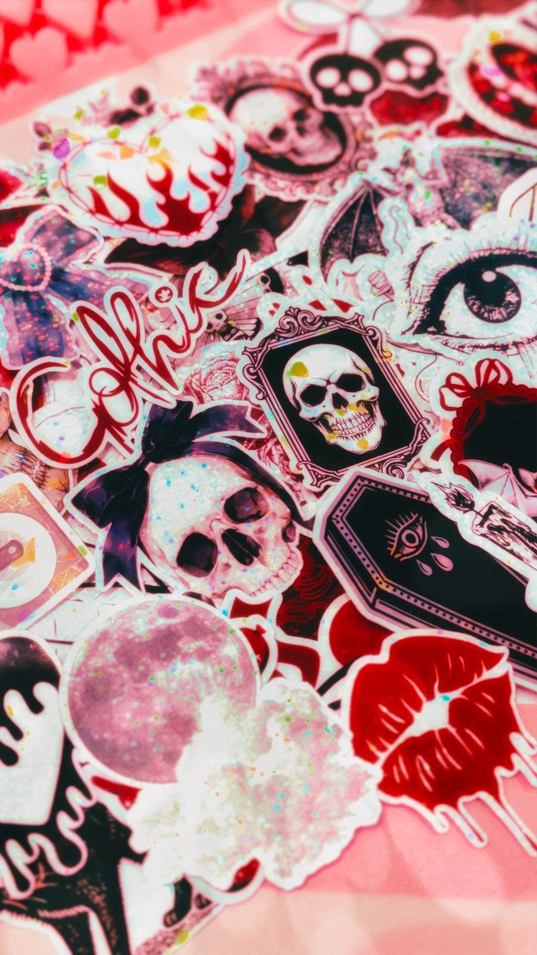 Gothic Coquette ♡ 50 Sticker Pack - 2x2in