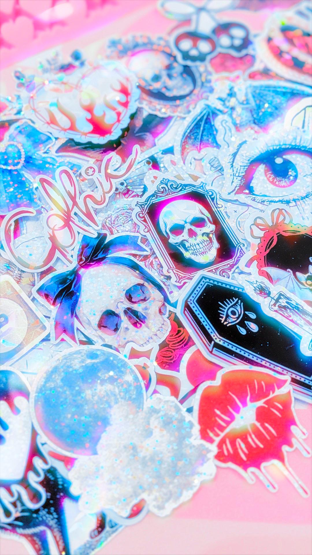 Gothic Coquette ♡ 50 Sticker Pack - 2x2in