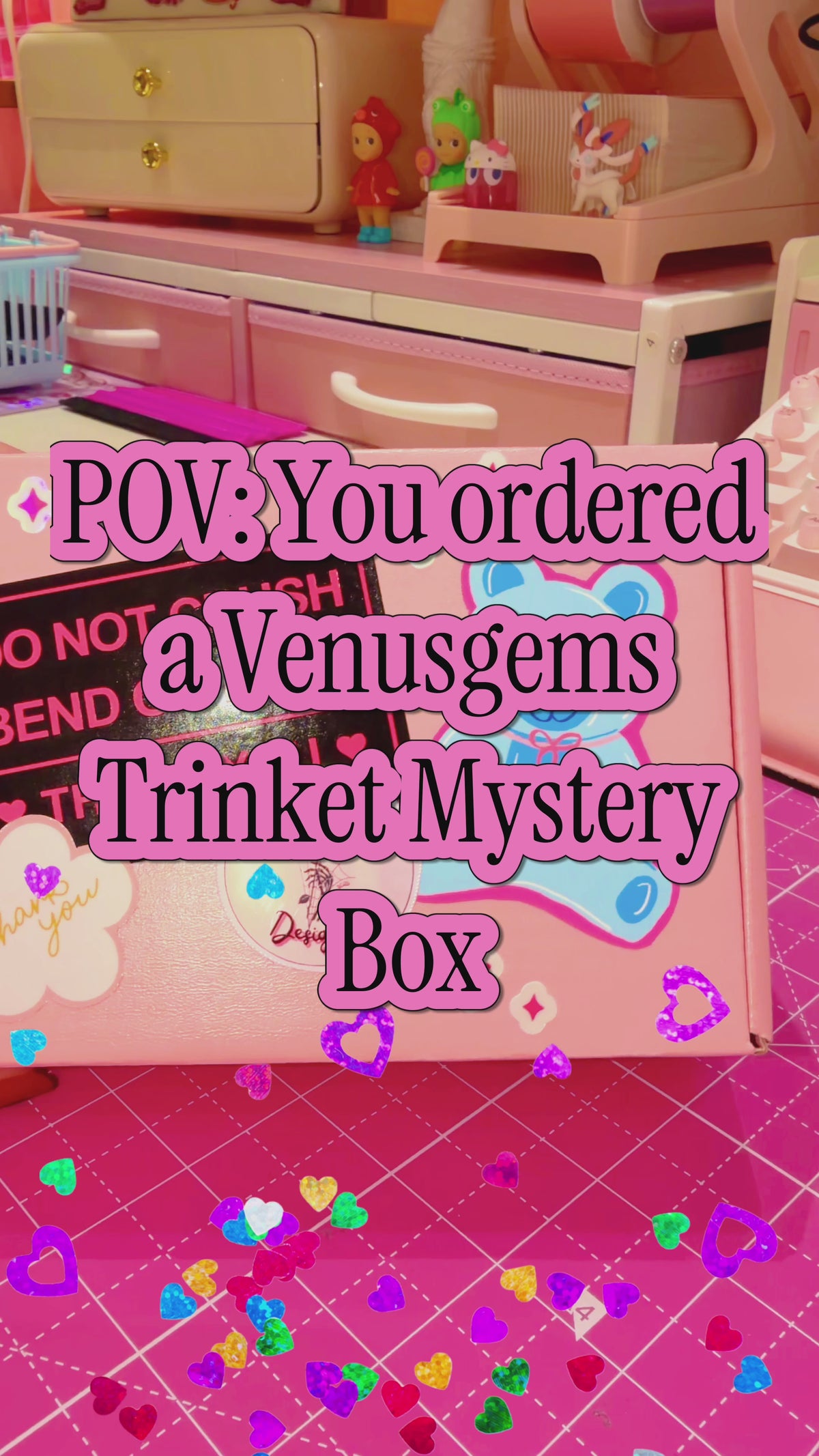 Venusgems Mystery Trinket Box ౨ৎ Tiny Treasures + Charms